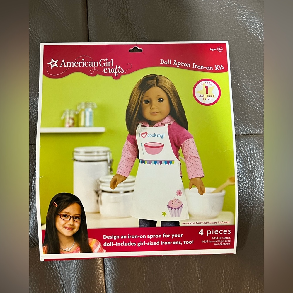 American Girl Doll Apron Iron-on Kit